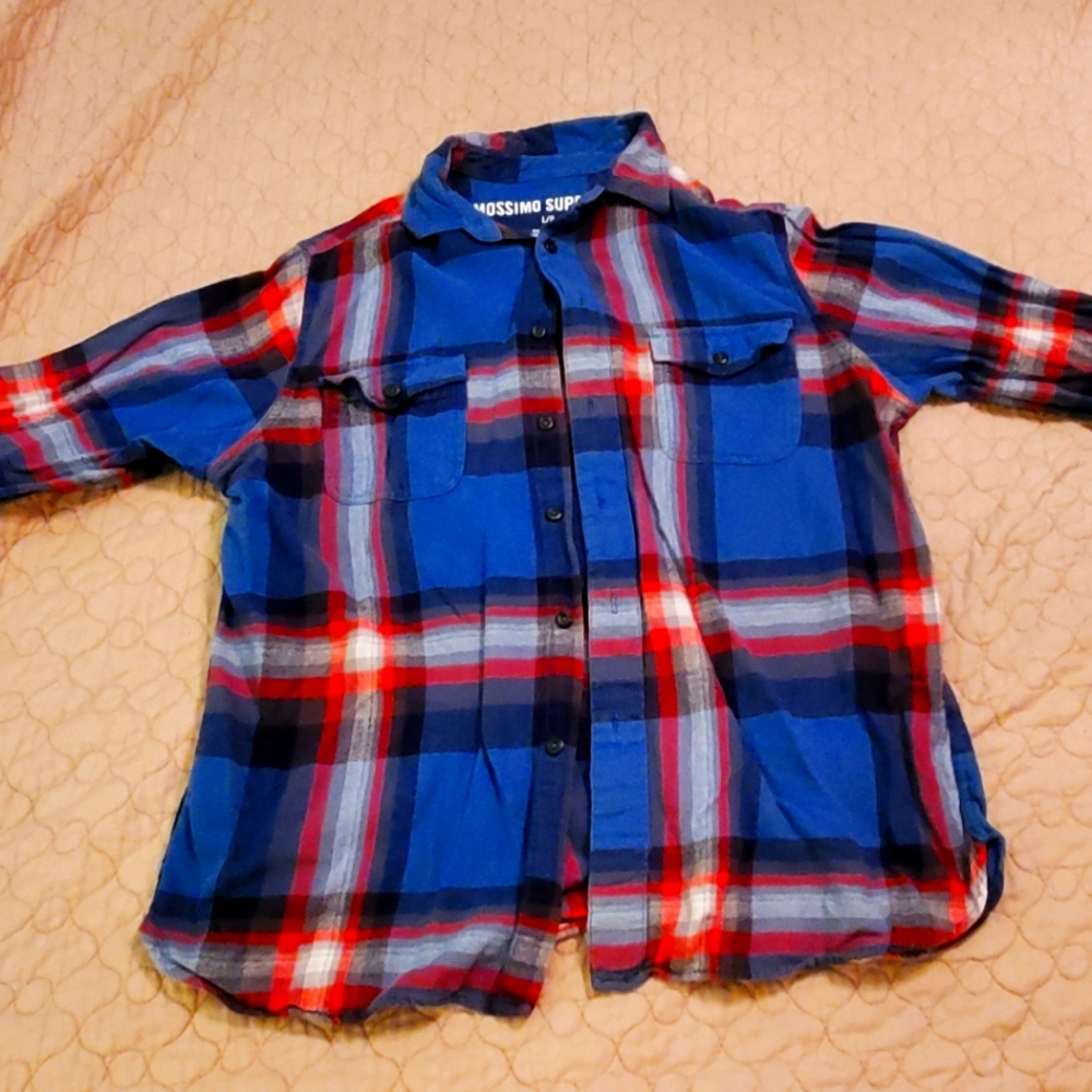 Mossimo mens button up slim fit Large
